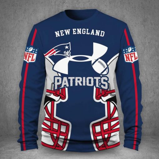 Under armour new england patriots all over printed sweatshirt