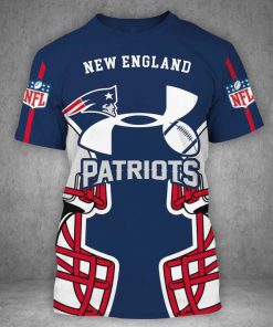 Under armour new england patriots all over printed tshirt