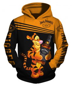 Winnie-the-pooh tigger hug jack daniel's all over print hoodie 3