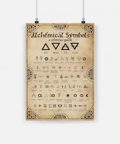 Alchemical symbol vertical poster 1