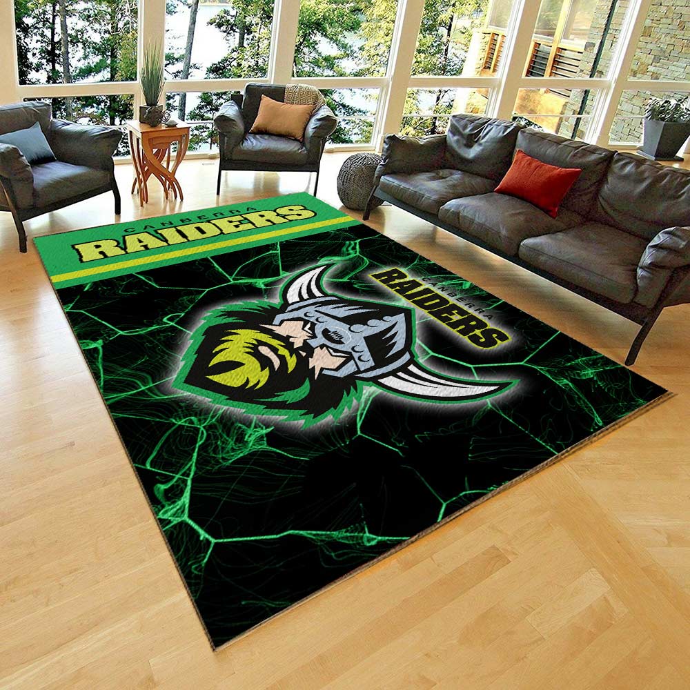 Canberra raiders all over print rug 2