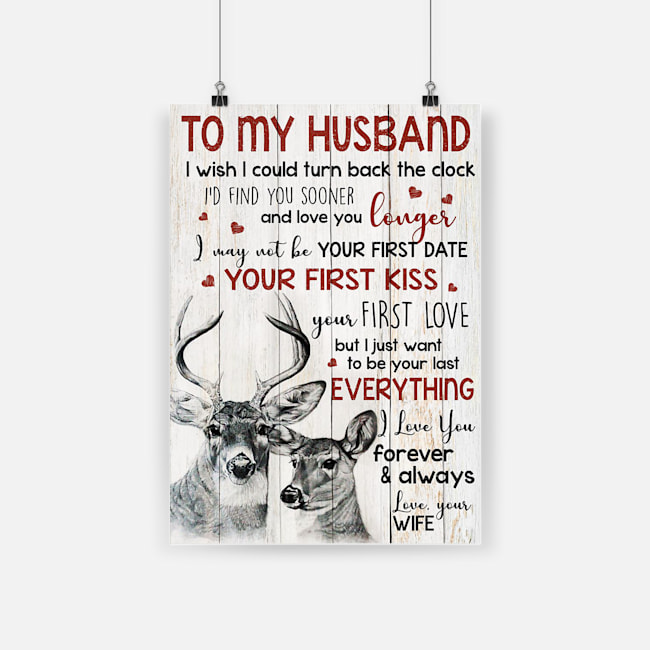 Deer couple to my husband meeting you was fate poster 2