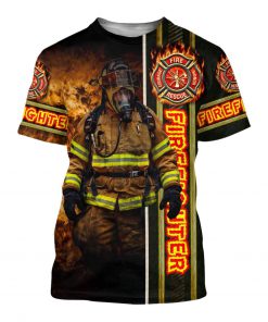 Fire fight 3d all over printed tshirt