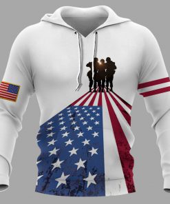 I took a dna test god is my father veterans are my brothers all over print hoodie