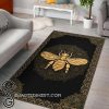 Mandala bee full printing rug