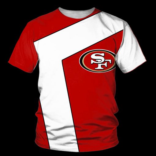 NFL san francisco 49ers full over print tshirt