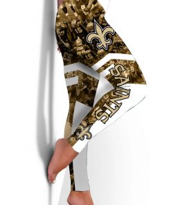 New orleans saints all over printed legging