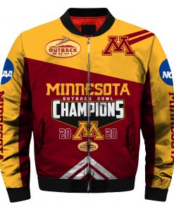 Outback bowl minnesota golden gophers champions all over print bomber