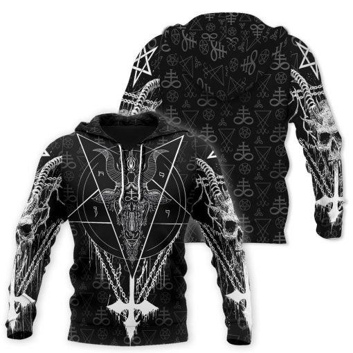 Satanic all over printed sweatshirt