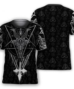 Satanic all over printed tshirt
