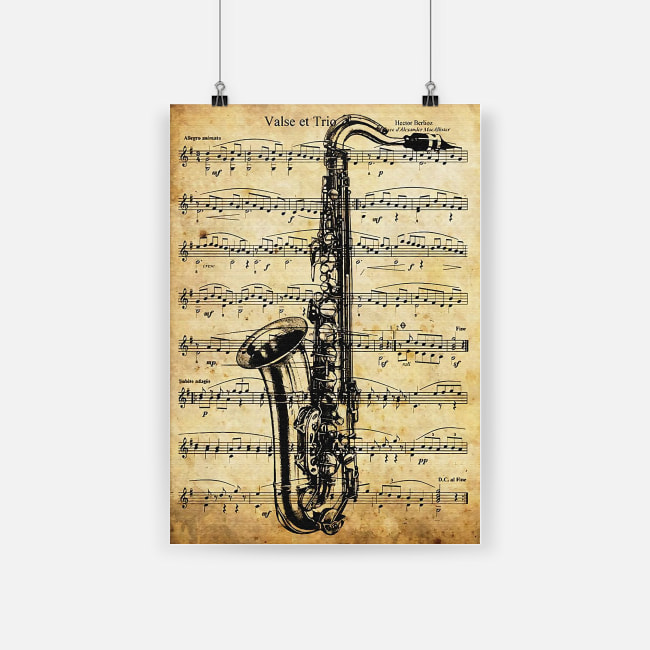 Saxophone valse et trio poster 1