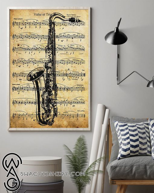 Saxophone valse et trio poster