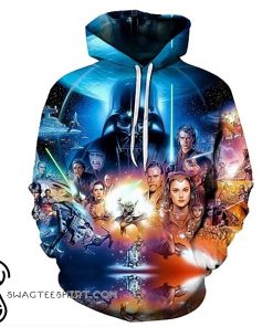 Star wars poster full over print shirt