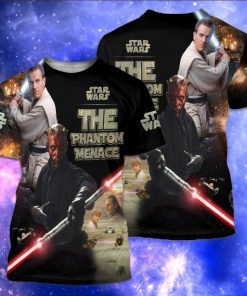 Star wars the phantom menace full over print tshirt