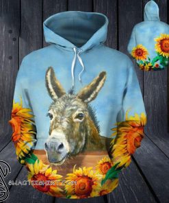 Sunflower donkey all over print shirt