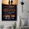 To my husband i love you with all i am love your wife poster