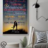 To my husband to me you are the world i love you with all my heart poster
