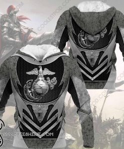 US marine armor all over printed shirt