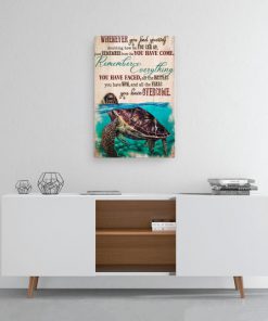 Whenever you find yourself sea turtle canvas 1