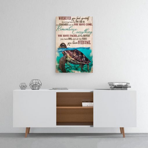 Whenever you find yourself sea turtle canvas 1