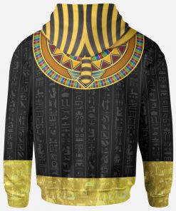 African pharaoh full printing hoodie - back 1