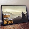 And into the forest i go to lose my mind and find my soul hiking poster