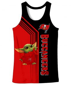 Baby yoda tampa bay buccaneers all over printed tank top