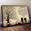 Camping to my wife i love you poster