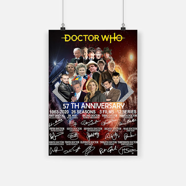 Doctor who 57th anniversary poster 1