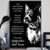 Dog staffordshire i am your friend poster