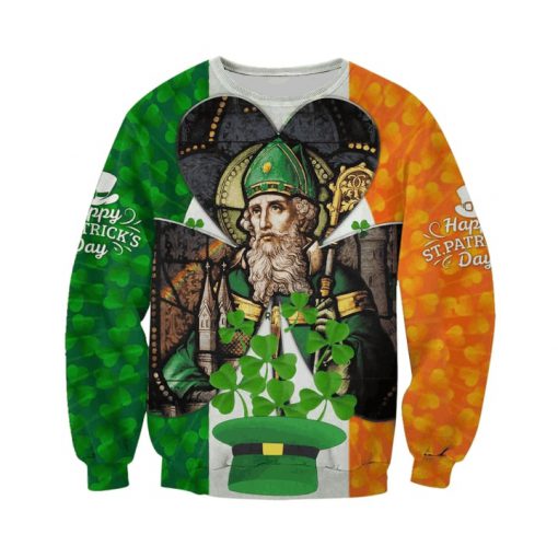 Feast of saint patrick saint patrick's day full printing sweatshirt