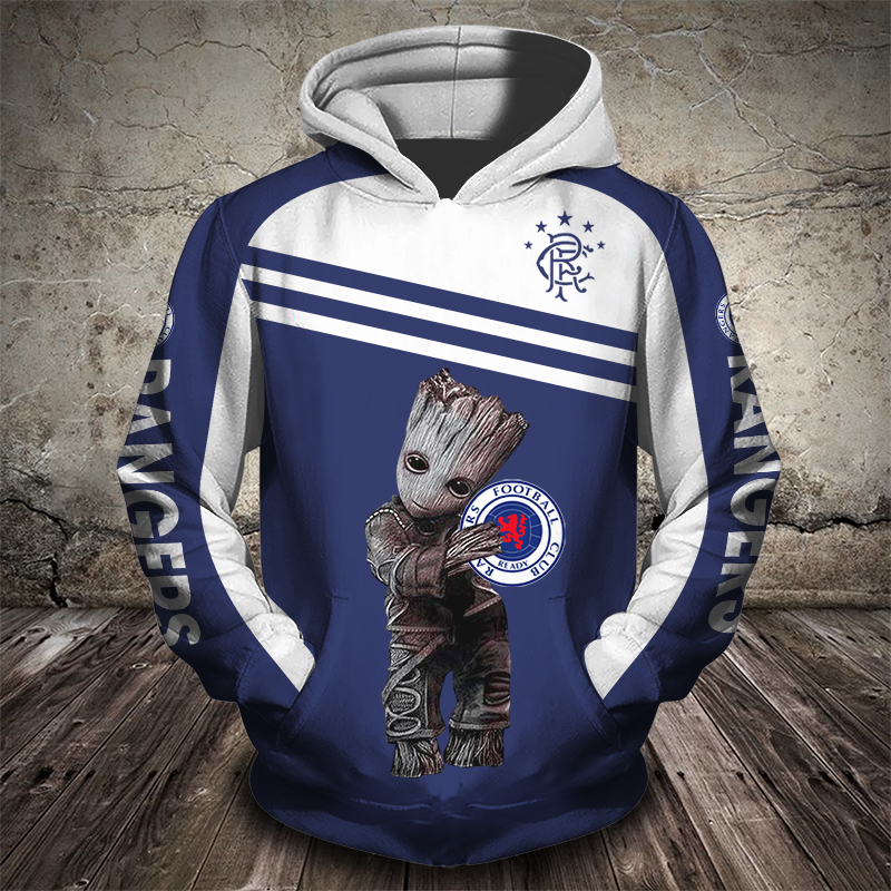 Groot hold rangers football club full printing hoodie 1
