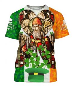 Happy feast of saint patrick full printing tshirt