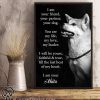 I am your friend akita dog poster
