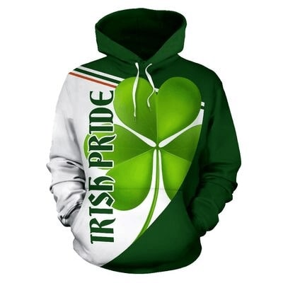 Irish pride saint patrick's day full printing hoodie 1