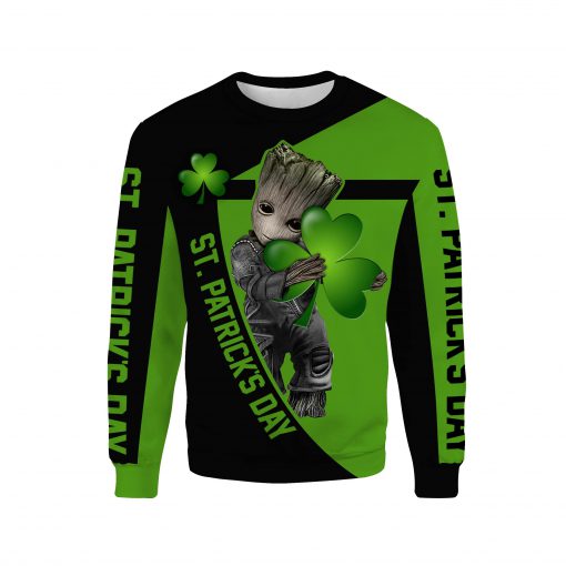 Irish saint patrick's day groot full printing sweatshirt