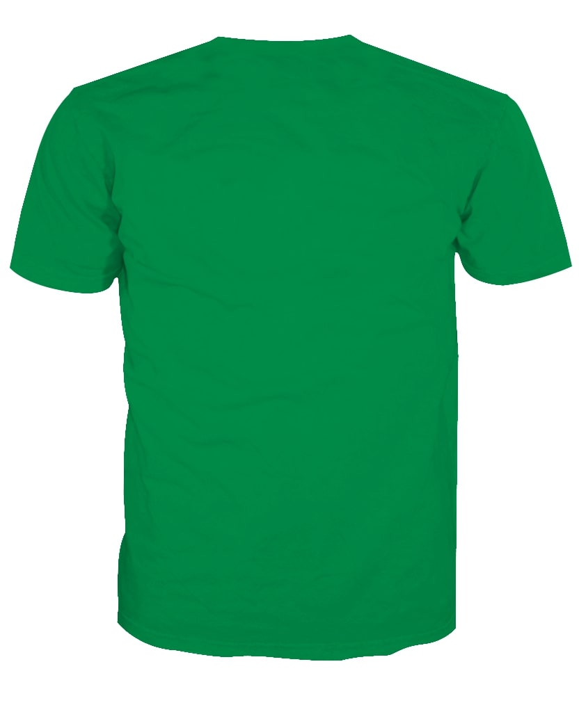 Irish saint patrick's day groot full printing tshirt - back