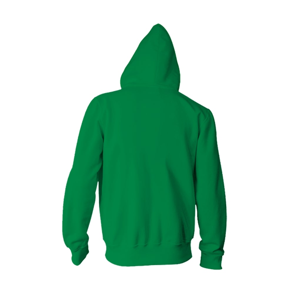 Irish saint patrick's day groot full printing zip hoodie - back
