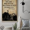 It is not the mountain we conquer but ourselves poster