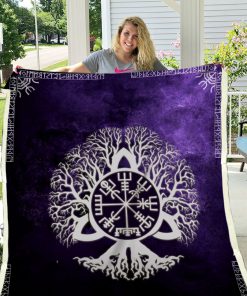Odin viking symbol full printing blanket 1