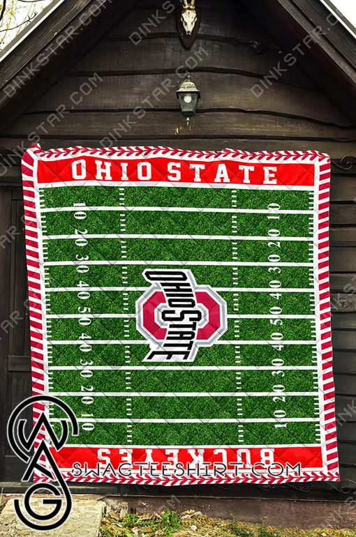 Ohio state buckeyes quilt