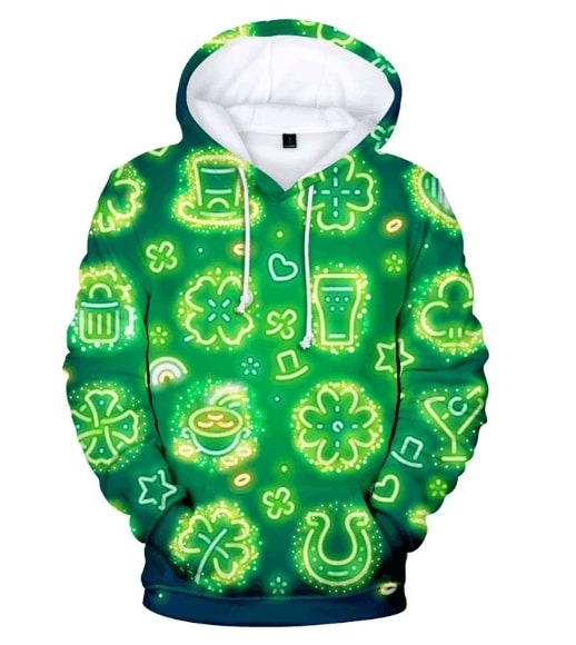 Saint patrick's day all over print hoodie 1