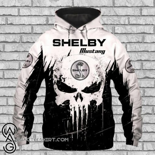 Skull mustang shelby all over printed shirt