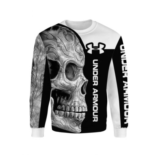 Skull under armour full printing sweatshirt