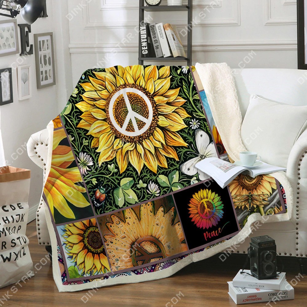 Sunflower hippie blanket 1