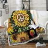 Sunflower hippie blanket