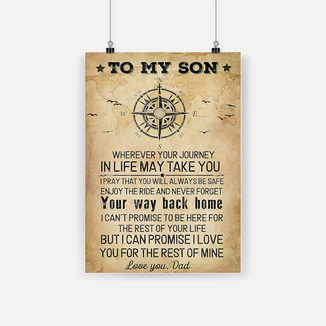 To my son wherever your journey in life may take you poster 1