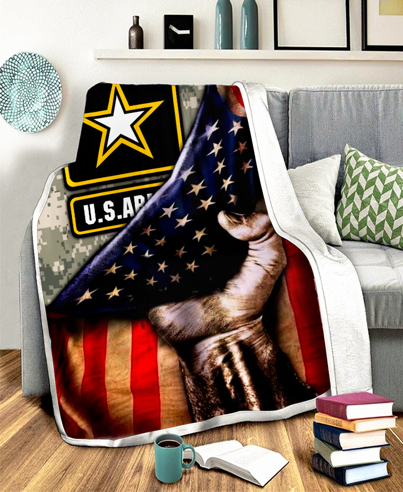 United states army american flag blanket 3