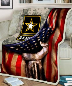 United states army american flag blanket 4