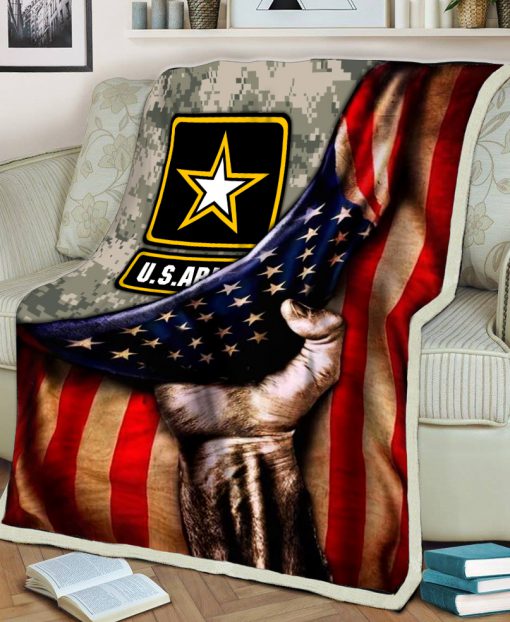 United states army american flag blanket 4